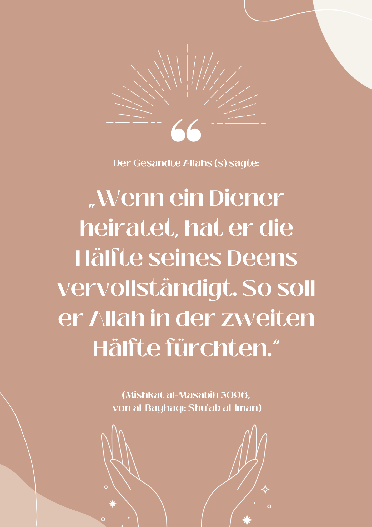 30 authentische Hadithe über die Ehe im Islam